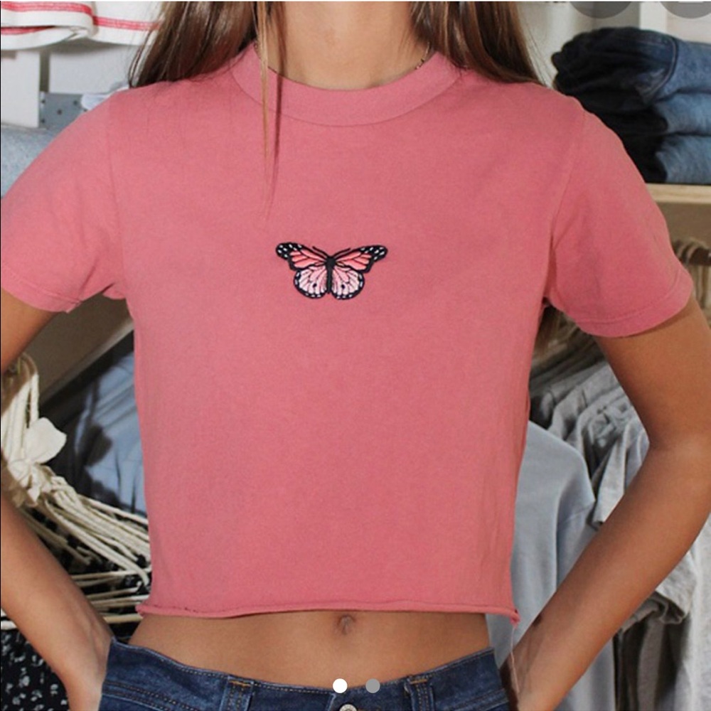 BRANDY MELVILLE BUTTERFLY SHIRT